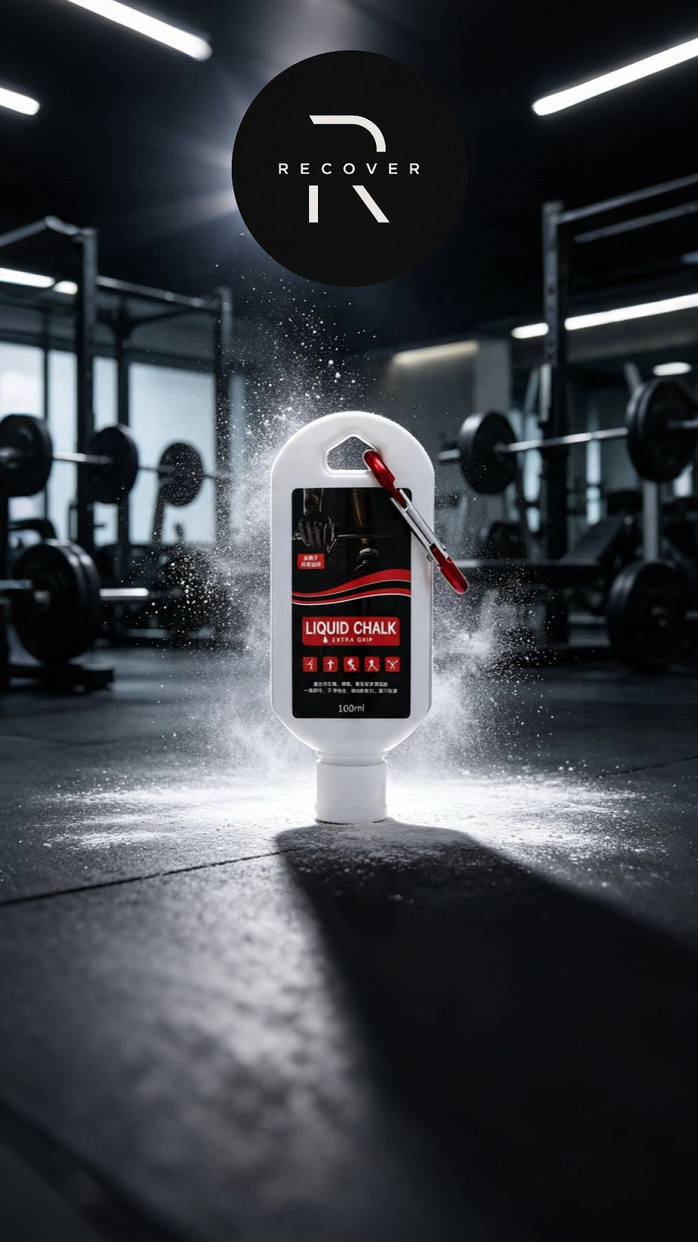 Recover Liquid Chalk — Sweat-Free Grip for Lifting & Training