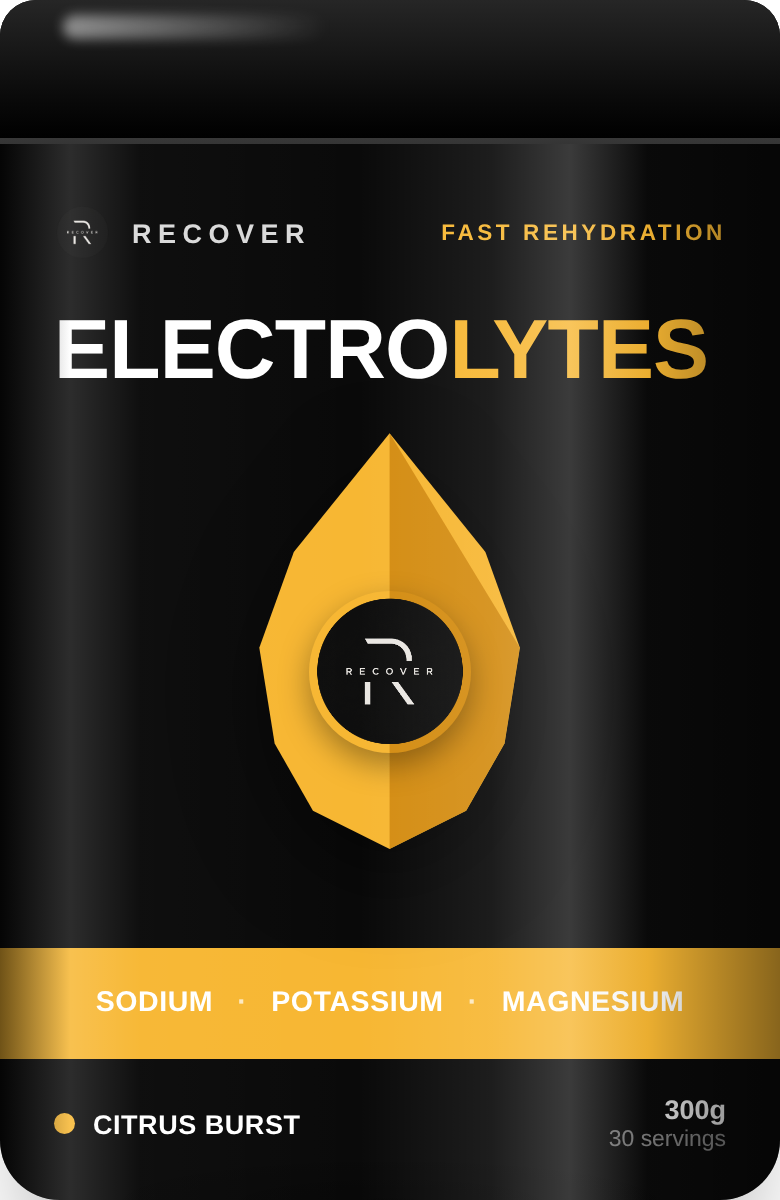 Citrus Burst electrolyte tub