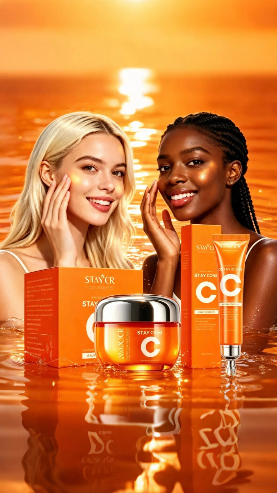 SADOER Vitamin C Face Cream, Lightweight Daily Moisturiser